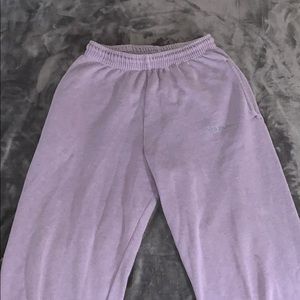 Iets Frans lilac sweatpants from Urban Outfitters